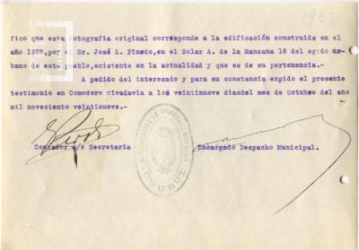 EXPEDIENTES MUNICIPALES -1929_P_0166 - HOTEL PINEDO